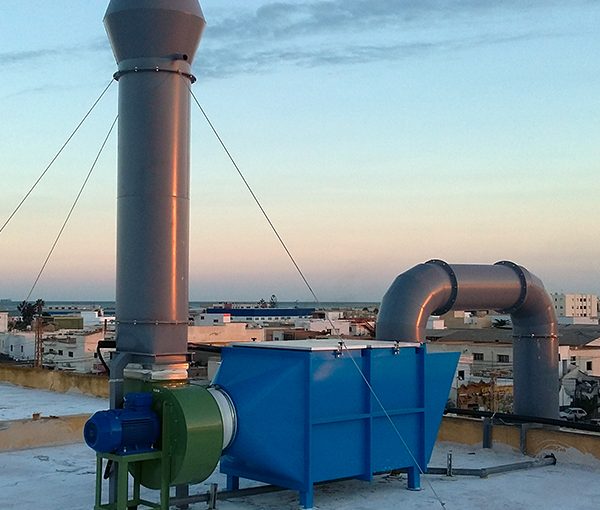 Smoke extraction and oil mist